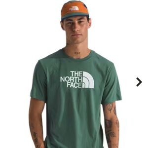 The North Face XL HALF DOME Grass Green  Men's Tee 100% cotton
